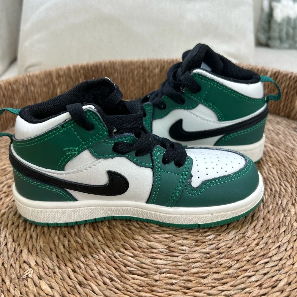 Air Jordan 10C Toddler Boy Mid SE TD 'Pine Green' - Picture 7 of 9